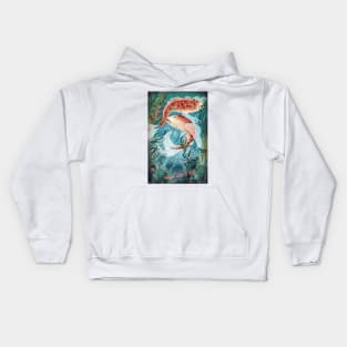 River Ramblers: Print Version Kids Hoodie